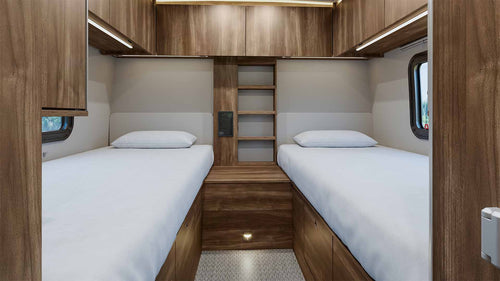 Rear Twin Bedroom with Dedicated Storage
