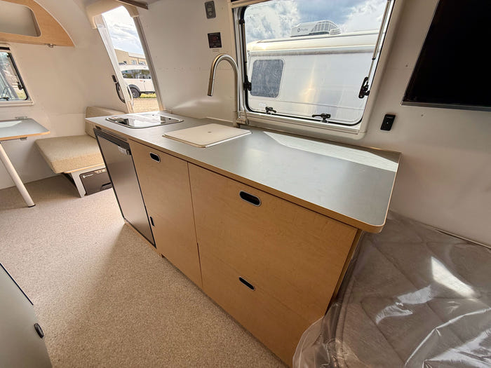 
New 2026 Airstream World Traveler 22RB Travel Trailer - Sagebrush Exterior - Tailored Linen Interior - VIN: 1STGHTF10TJ579385 - Stock #R60024