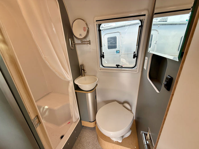
New 2026 Airstream World Traveler 22RB Travel Trailer - Sagebrush Exterior - Tailored Linen Interior - VIN: 1STGHTF10TJ579385 - Stock #R60024