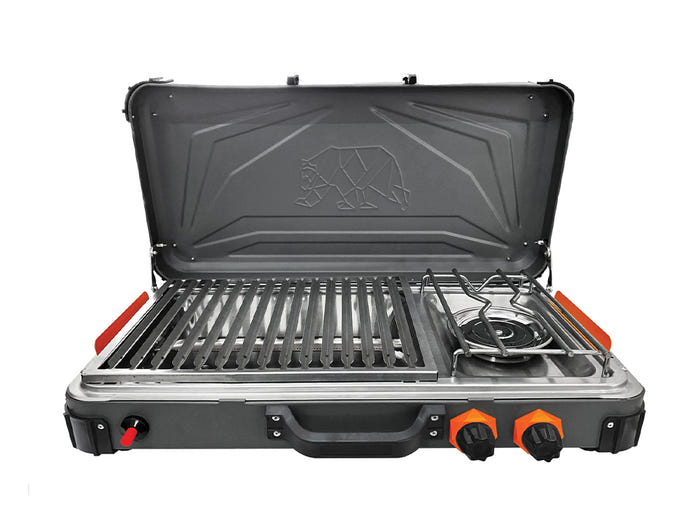 1 Grill & Burner Propane Stove - Graphite Orange 871-KM-GBPS-GROR