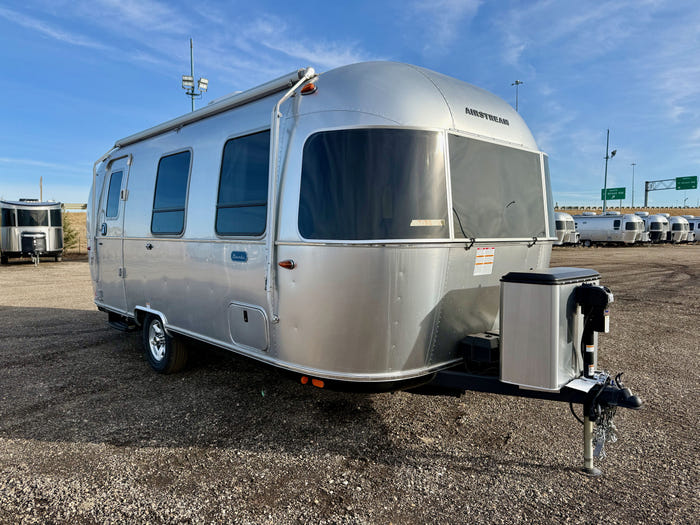 
New 2026 Airstream Bambi 22FB Travel Trailer - Ocean Exterior - White Cypress Interior - VIN: 1STVMAF10TJ577188 - Stock #R60004