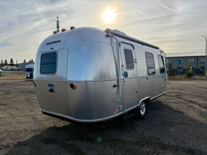 
New 2026 Airstream Bambi 22FB Travel Trailer - Ocean Exterior - White Cypress Interior - VIN: 1STVMAF10TJ577188 - Stock #R60004