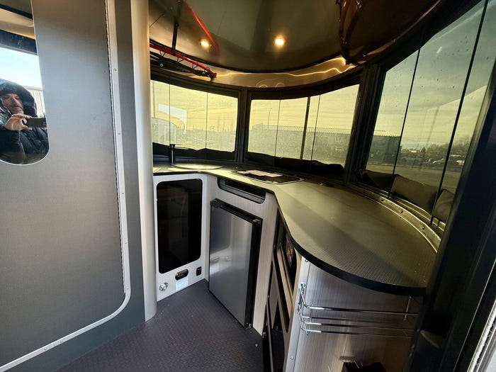 
New 2026 Airstream Basecamp 16X Travel Trailer - Scarlett Peak Exterior - Carbon Cloth Interior - VIN: 1SMG4DC11TJ210083 - Stock #R60018