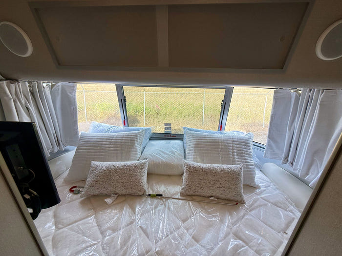 
New 2026 Airstream Caravel 16RB Travel Trailer - Pebble Exterior - Tonal Tweed Interior - VIN: 1STHMAC14TJ579978 - Stock #R60030