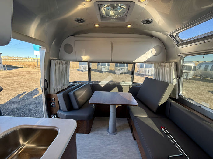 
New 2026 Airstream Globetrotter 27FB Travel Trailer - Dublin Slate (D/D) Exterior - Black Walnut Interior - VIN: 1STTNYL20TJ579971 - Stock #R60033