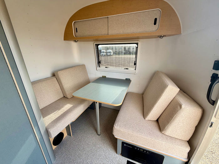 
New 2027 Airstream World Traveler 22RB Travel Trailer - Shoreline Exterior - Tailored Linen Interior - VIN: 1STGHTF17VJ580469 - Stock #R70001
