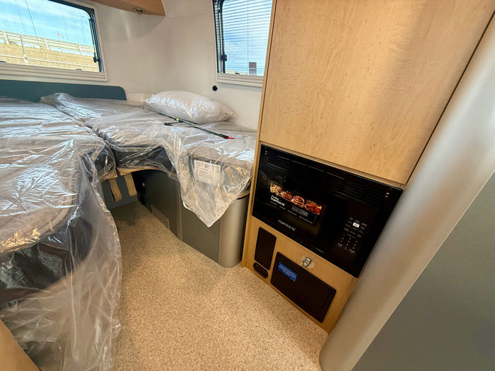 
New 2027 Airstream World Traveler 22RB Travel Trailer - Shoreline Exterior - Tailored Linen Interior - VIN: 1STGHTF17VJ580469 - Stock #R70001