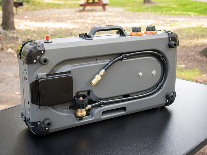 2 Grill & Burner Propane Stove - Graphite Orange 871-KM-GBPS-GROR