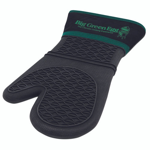 Heat-Resistant Silicone Mitt w/ Fabric Cuff