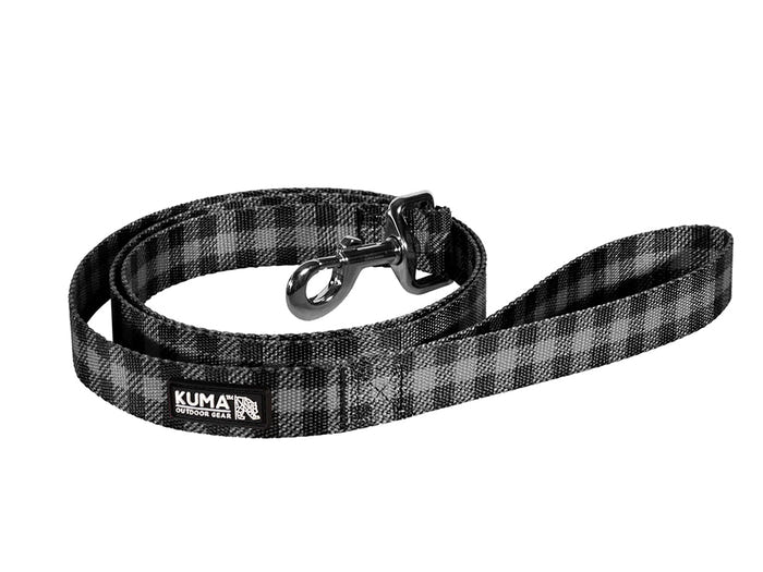 Lazy Bear Dog Leash - Grey Black 704-KM-LBDL-GB