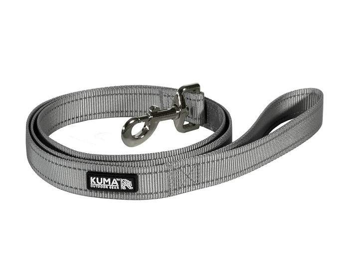Lazy Bear Dog Leash - Heather Grey 704-KM-LBDL-HG
