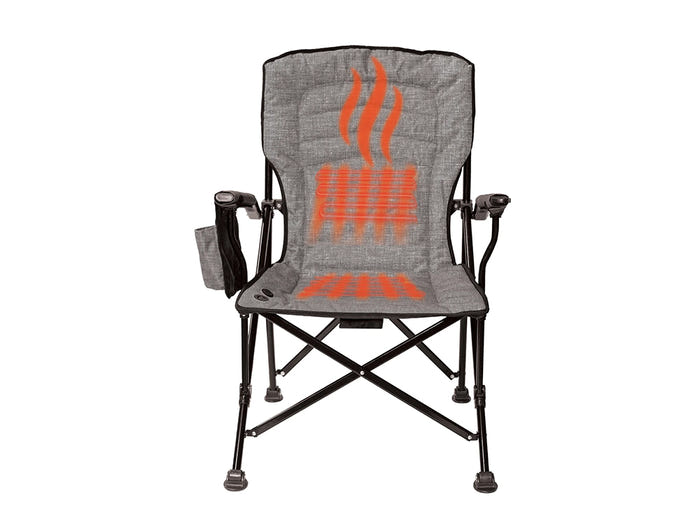 Siwtchback HEATED Chair - Heather Grey 887-KM-SBHC-HG
