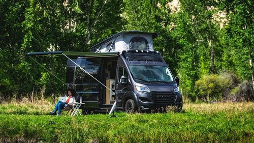 Streamlined, Lightweight Awning for All-Weather Protection